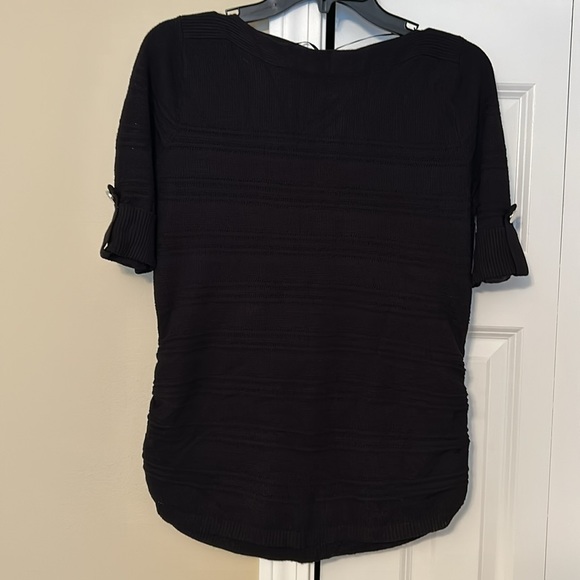 NWT Apt.9 Short Sleeve Sweater Shirt- Size M - Picture 3 of 15
